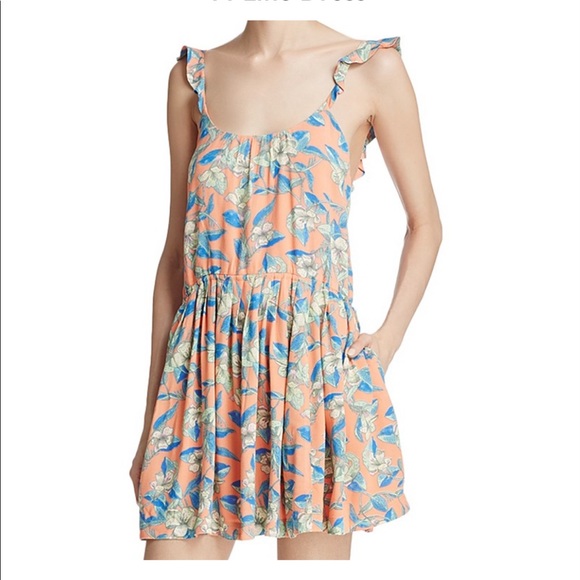 Free People Dear You Mini Dress in Neutral Combo/Ivory - Picture 14 of 16